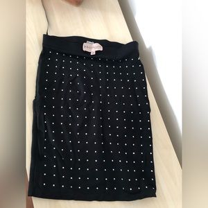 Philosophy black/jewelled skirt!